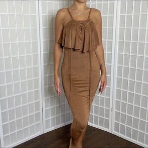 House of CB Brown Dress